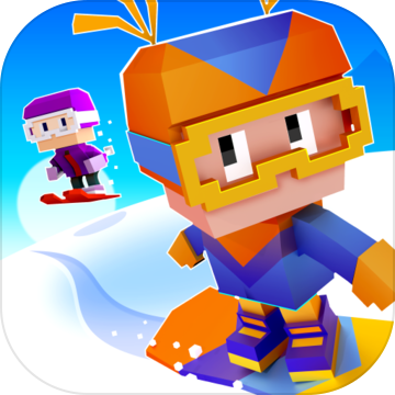 Blocky Snowboarding