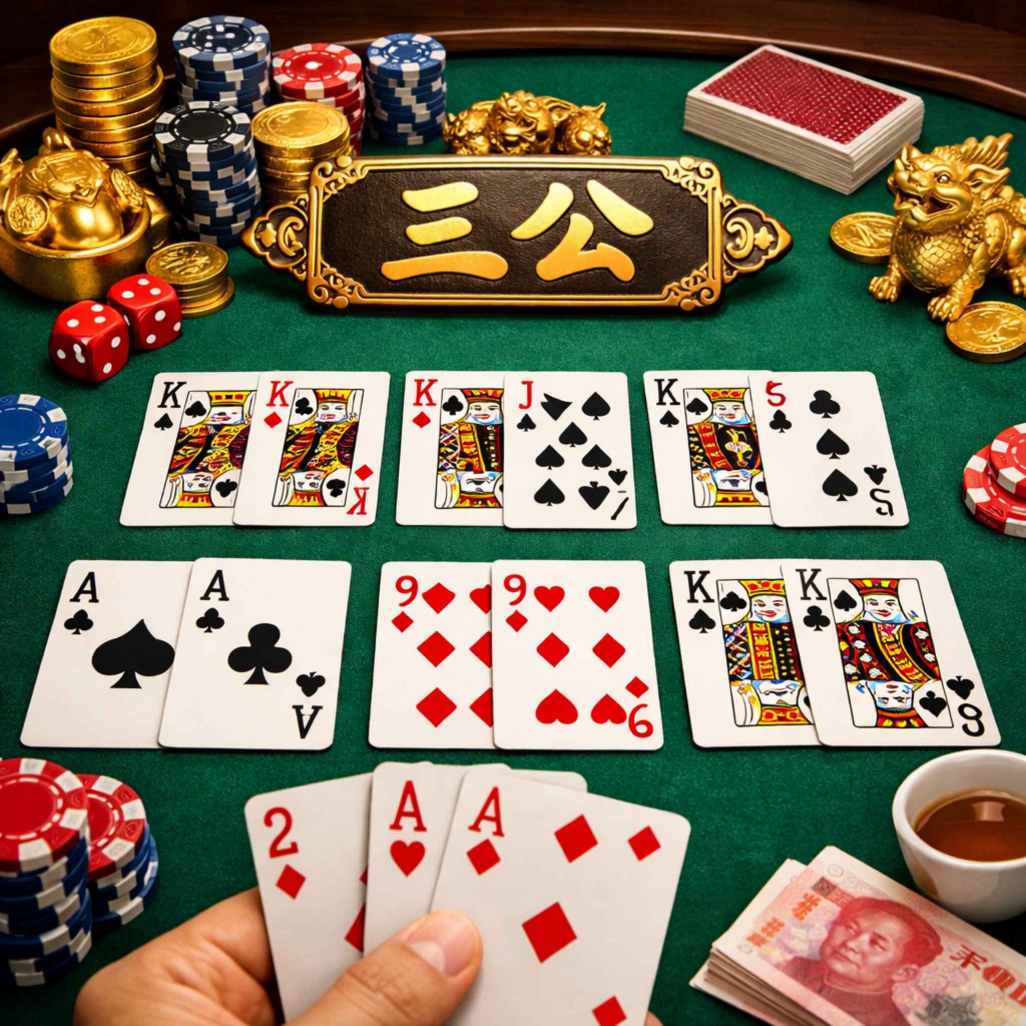 三公纸牌规则详解,基础玩法+牌型点数+结算机制，新手快速入门